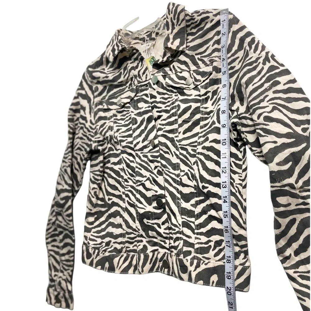 K. Kijak x H&M Zebra Print Cropped Jacket